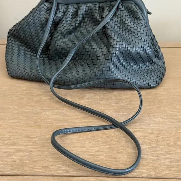 Anthropologie Woven Clutch in Slate Blue - Picture 5 of 5